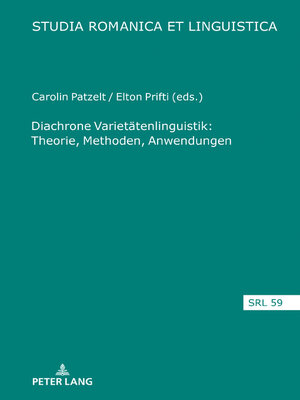 cover image of Diachrone Varietätenlinguistik
